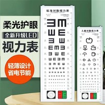 Visual acuity chart light box inspection kindergarten equipment Wall hyperopia plug-in standard logarithmic eye strength household