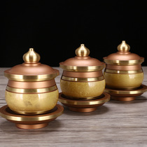 Kaiguang high-end Seiko Buddha Hall for all-copper pure copper light body water Cup holy water Cup
