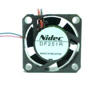 NIDEC 2510 DC12V 2 5CM cm Double ball bearing fan