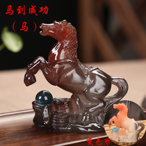 Zodiac family of Chinese zodiac family matcha tea spooch with chameleon tea worm tea with zero-fit tea tray tea table swing piece immediately successful