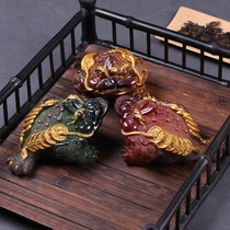 Tea Spotting Piece Chametz Toad Toad Bull pet Nourishing Tea Terrace Tea Tray Tea Tray Tea Tray Boutique Accessories Ornament