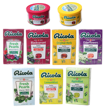 Ricola rikoule sugar-free throat lozenges Switzerland imported vanilla lemon original apple mint fresh breath