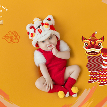100 Days Themed Fova New Year Themed Love Times Children Exhibition New Knit Theme 100 Days Baby Photography Clothing