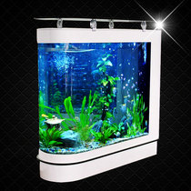 Bullet head glass fish tank bottom filter household ecological aquarium living room filter screen large custom-free water change