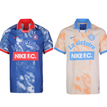 NIKE NKE FC vintage men lapel casual top with short sleeve AQ0661-438-838