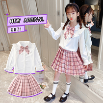 jk uniform skirt elementary school childrens genuine fall girl zk group dress up k kardink full set childrens autumn money gk suit