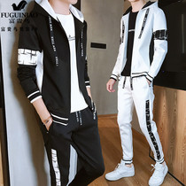 Fugui bird mens clothing 2020 fall new coat mens trends handsome and ruffling and mature leisure spring boomer mens suit