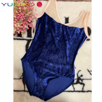 Japan Import Spot Yumiko Senior Custom Ballet Adult Gymnastics Suit Gymnastics Suit Yoga Velvet Dance Suit