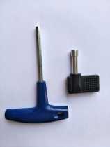 Alkano door opener manual key hexagon clutch key hexagon wrench clutch handle