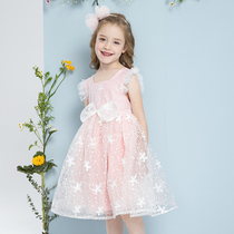 Impression childhood girl dress 2020 new girl small fresh birthday skirt Western style mesh princess skirt