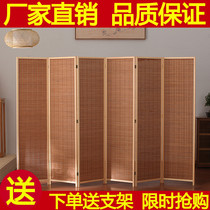 Screen partition folding mobile living room bedroom shelter home simple modern folding screen simple office partition wall