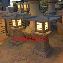 Outdoor new landscape garden courtyard stone carving products cage hotel decoration Japanese-style stone lamp square snow light