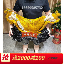 Jinsinan God of Wealth Wood Carving Yuanbao Copper Coin Ruyi Nafu Zhaocaijinbao Boy Caiyuan Guangjin Auspicious Ornament