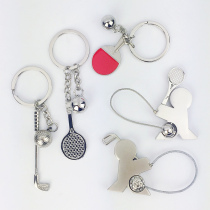 Dono tennis racket table tennis racquet golf keychain souvenir key chain small pendant to give gifts
