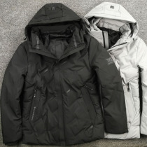 Ruthless men 90 velvet seamless rubber non-diamond velvet warm hooded casual down jacket down jacket YM02