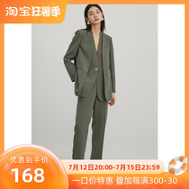 LEISURE Lizzie 2022 New Autumn Clothing Triacetate Conical Pants Trousers With Slim Fit Pants Casual Pants Woman