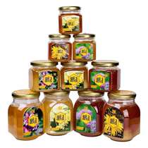 Foreign products are mostly imported from Russia Miaode brand honey Hu branch honey Linden tree honey twist head honey bottled