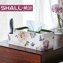 Modern creative multifunctional home living room dining room tissue box with toothpick hand rack drawing box Nordic ins