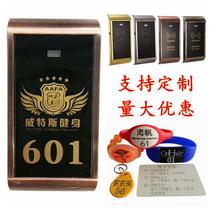 Sauna Lock ID IC Electronic Induction Swipe Lock Bath Fitness Room Locker Electronic Lockers Smart Door Lock