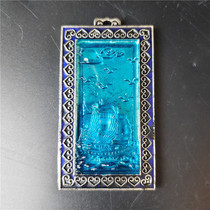 Sapphire hand-carved plain sailing pendant generous brand one-color Jewelry pendant antique antique antique