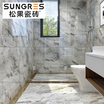 Pine cones modern simple French gold gray marble tile bathroom kitchen wall tiles floor tiles 400 800