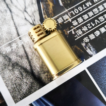 Zorro New pure copper trench kerosene lighter 588 portable mini brass creative cotton oil machine can be customized