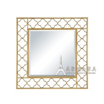 Chinese Style Fields Garden Style Dining Table Mirror Soft-mounted Home Decoration Mirror Square Fashion Creative Genguan Mirror Custom Mirror