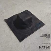 Shunfeng (official direct mail) SMFK graphite black water-dyed cowhide witch hat fisherman hat