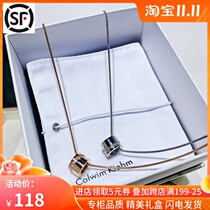 Colwim Kiohm couples small ck necklace diamond two-color choker Net red small waist Wilder sweater chain