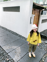 No-no-no-change 19 autumn new male and female child childrens back printed candy color sleeve head 90%-sleeve T-shirt