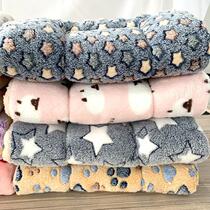 Dog mat winter cat thick blanket autumn and winter kennel cartoon cat den sleep with cotton quilt warm sleeping pad