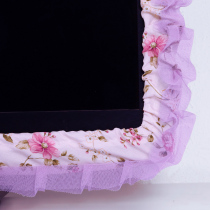 TV dust curtain TV dust cover gauze cover TV scarf 55 inch household edge cover 50 inch 65
