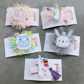 Unicorn hairpin cute style children's accessories