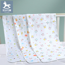 Gauze saliva towel cotton baby wash face towel newborn supplies baby bath towel children handkerchief long Square