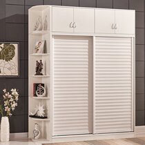 Yiyi furniture whole sliding door wardrobe bedroom furniture plate wardrobe custom custom wardrobe cloakroom