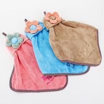 Towel hand towel pastoral style holiday gift love you coral velvet hand towel