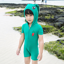 Childrens swimsuit Boy than rabbit body swimsuit 1-5 years old baby girl seaside sunscreen spa vacation swimsuit