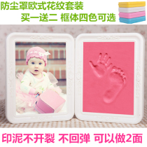 Baby hand and foot print clay Baby 100-day souvenir Hand and foot print Baby permanent hand and foot print Creative year-old gift