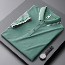 Light extravagant quality POLO shirt man short sleeve slim fit summer turn-over t-shirt body damp jacket breathable ice silk business T
