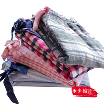 Lady Autumn Winter Lady Sleeping Pants Fat MM Gaffi Boost Code Sleeping Pants Cotton Flannel Home Pants Loose version of outside wearing cotton trousers