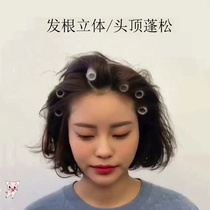 Non-iron curly hair artifact top hair root fluffy air bangs curling Morgan hot curling bar Magic self-adhesive