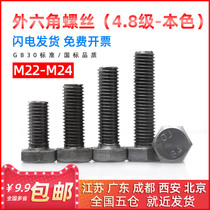 National Label 4 8 Grade colour iron Outer hexagonal bolt screws M22M24 * 40 50 50 60 70 80 90100m m