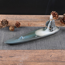 New Zen Alpine flowing water back incense burner home solitary mountain ornaments aromatherapy furnace air household