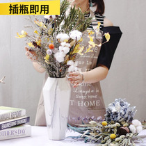(Mountain Tree) 60 cm Dry flowers make up a mixed bouquet natural series Brief Eurowind Yonsei Flowers Home Café