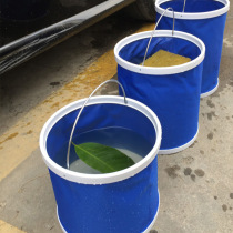 Car folding bucket Outdoor bucket Fishing bucket Car washing bucket Telescopic bucket can print advertising