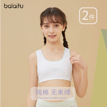 Balletto developmental small vest junior high school students 9-16 years old girl bra girl Primary School students cotton underwear