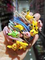 Cute New Other Sweet Meriza Cartoon Headrope Mesh Red Leather Kachu Girl Leather Fascia Student Headwear Korean Version Hair Rope