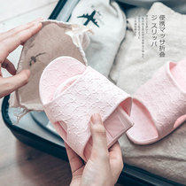 Japan-style Ultralight Portable Foldable Travel Male Travel Hotel Women Plane Student Dormitory Home Cool Slippers