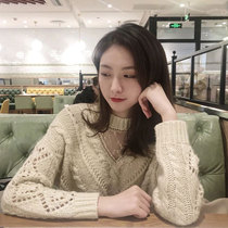 Lazy wind pullover twist sweater ladies 2019 new fashion interior with foreign style base autumn and winter loose outer wear