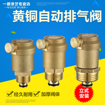 Automatic exhaust valve radiator bleed valve brass tap water pipe exhaust valve pressure relief valve 4 points 6DN15
